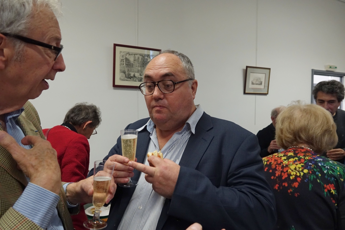15 octobre 2019. Cocktail offert par Michel Talagrand à l'occasion de son prix Shaw de mathématiques — photo 21